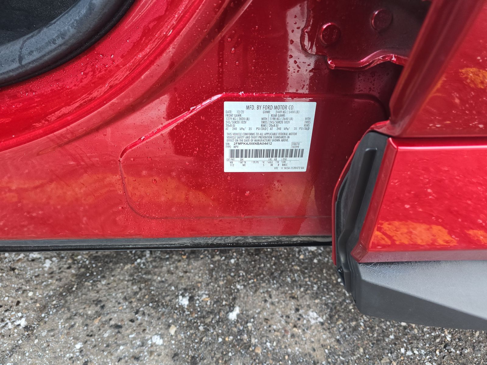 2022 Ford Edge ST-Line AWD