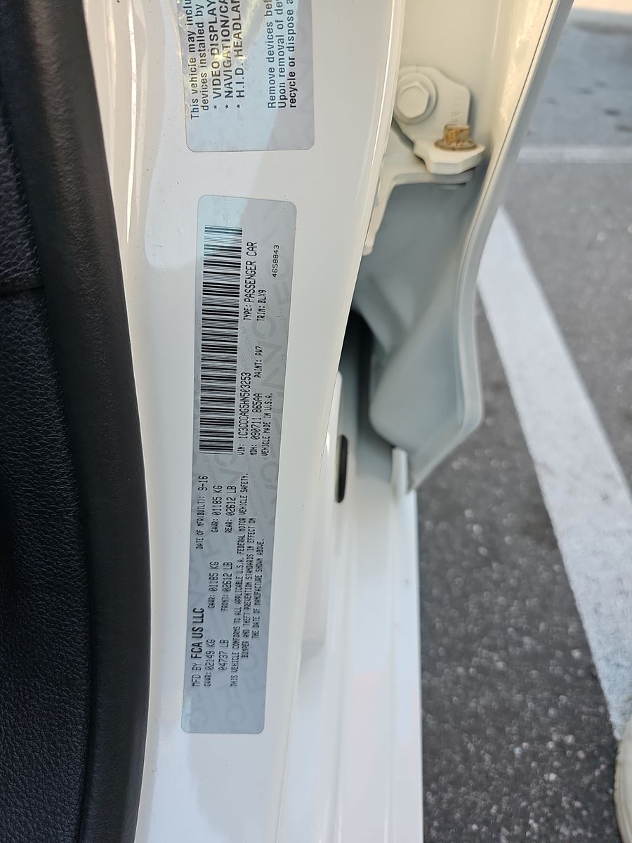 2017 Chrysler 200 Limited Platinum FWD
