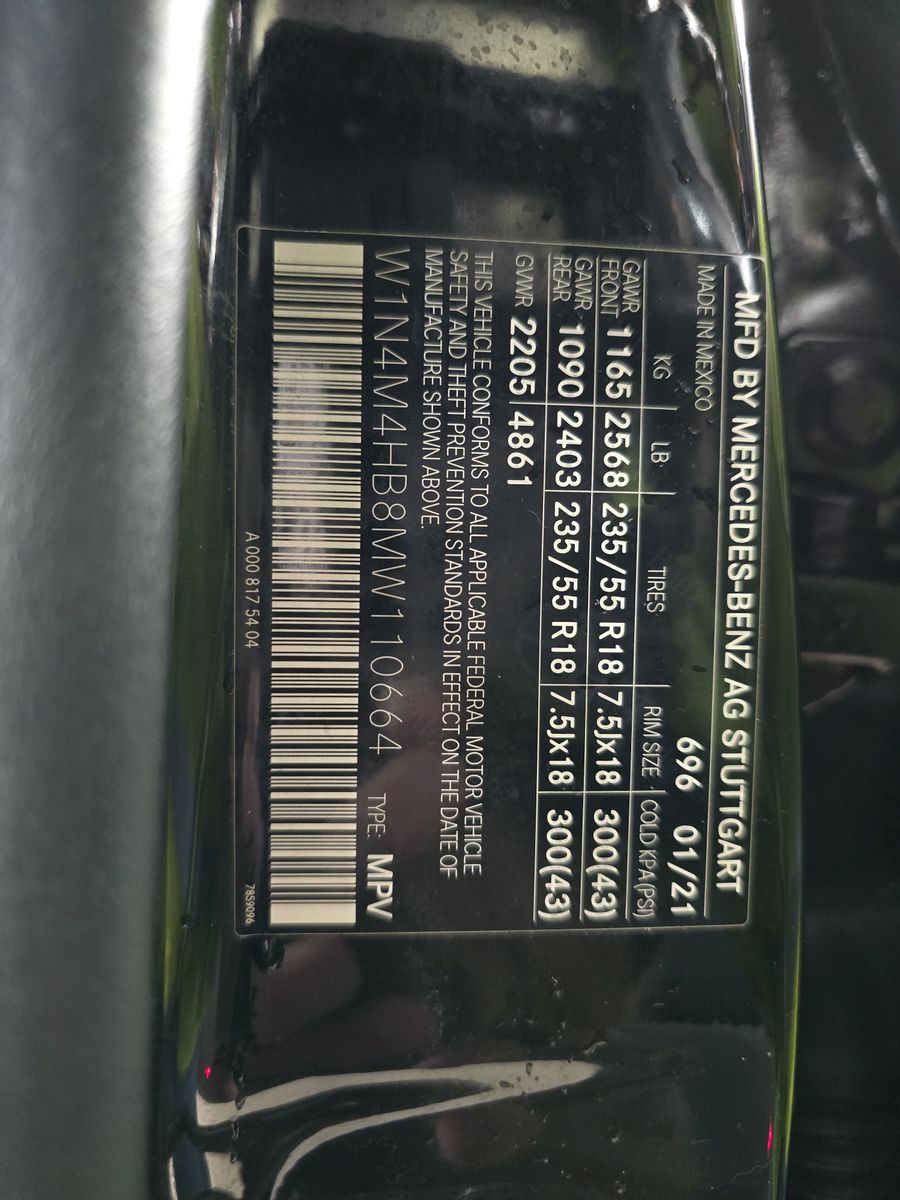 2021 Mercedes-Benz GLB GLB 250 AWD