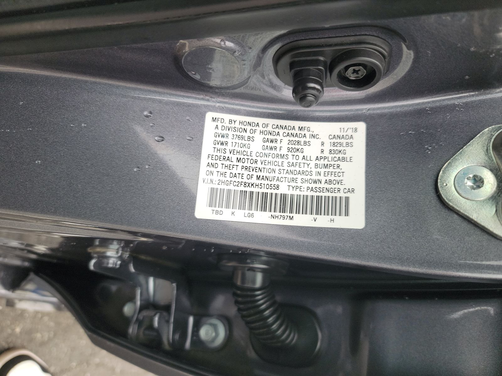 2019 Honda Civic Sport FWD