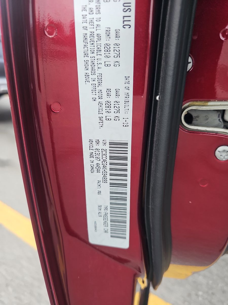 2019 Chrysler 300 Limited RWD