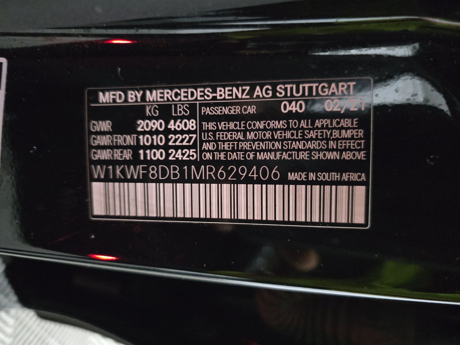 2021 Mercedes-Benz C-Class C 300 RWD