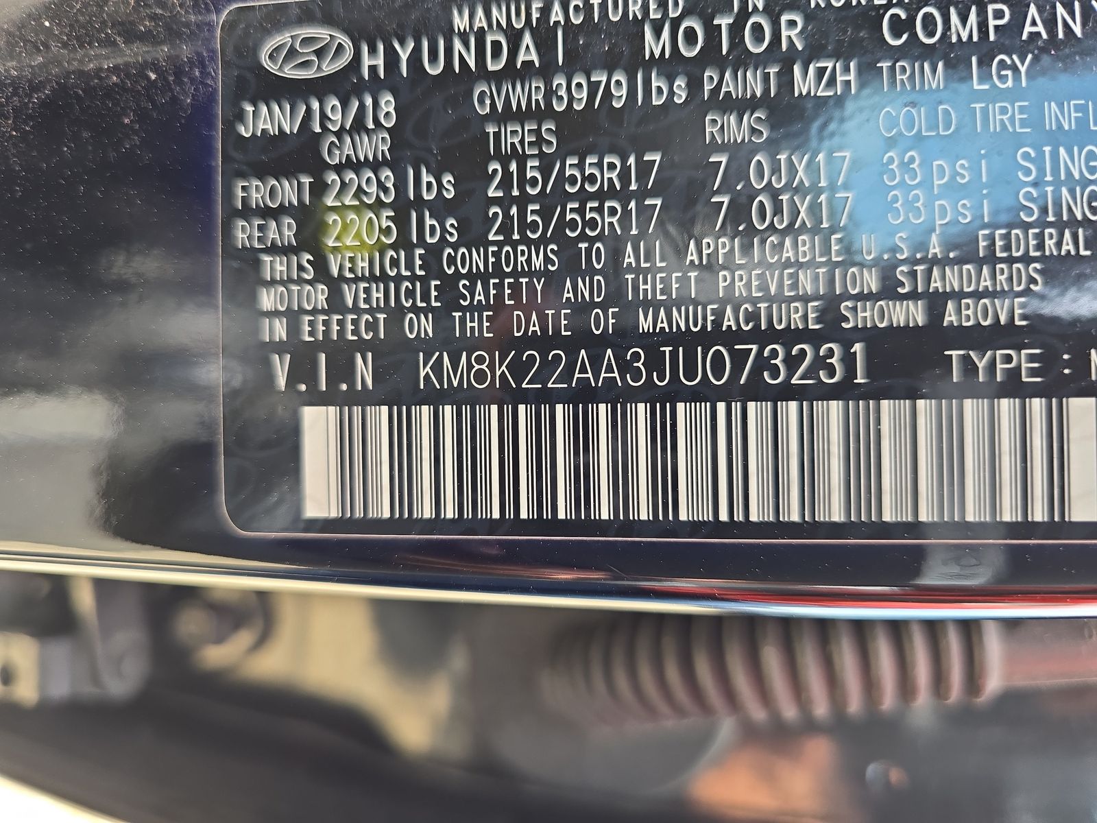 2018 Hyundai Kona SEL FWD