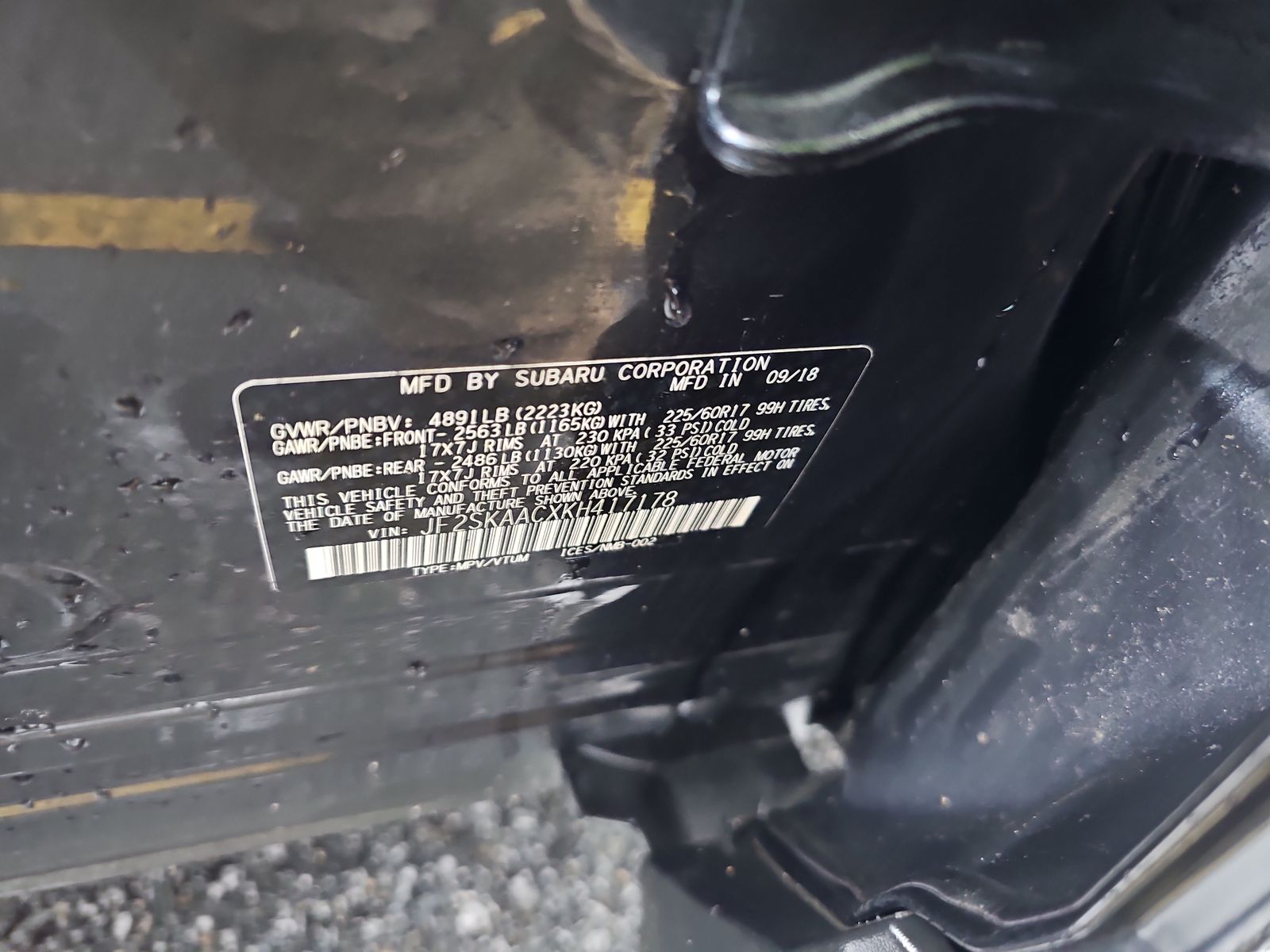 2019 Subaru Forester Base AWD