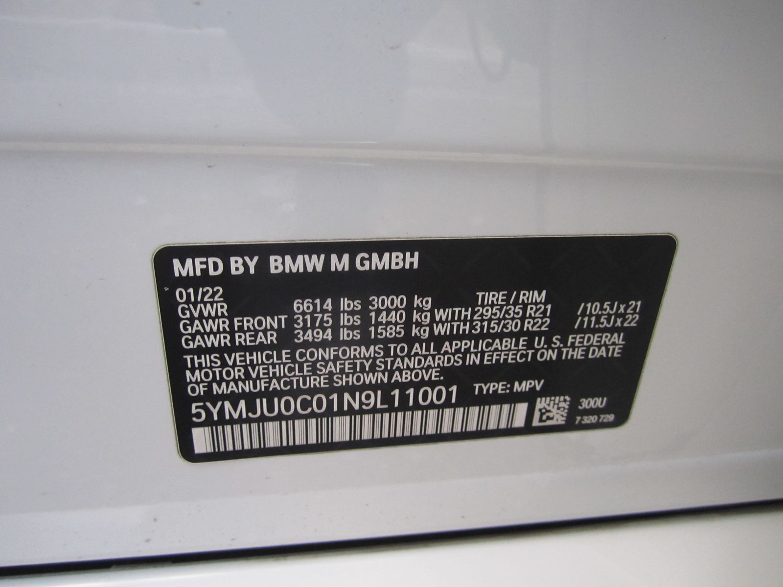 2022 BMW X5 M Base AWD