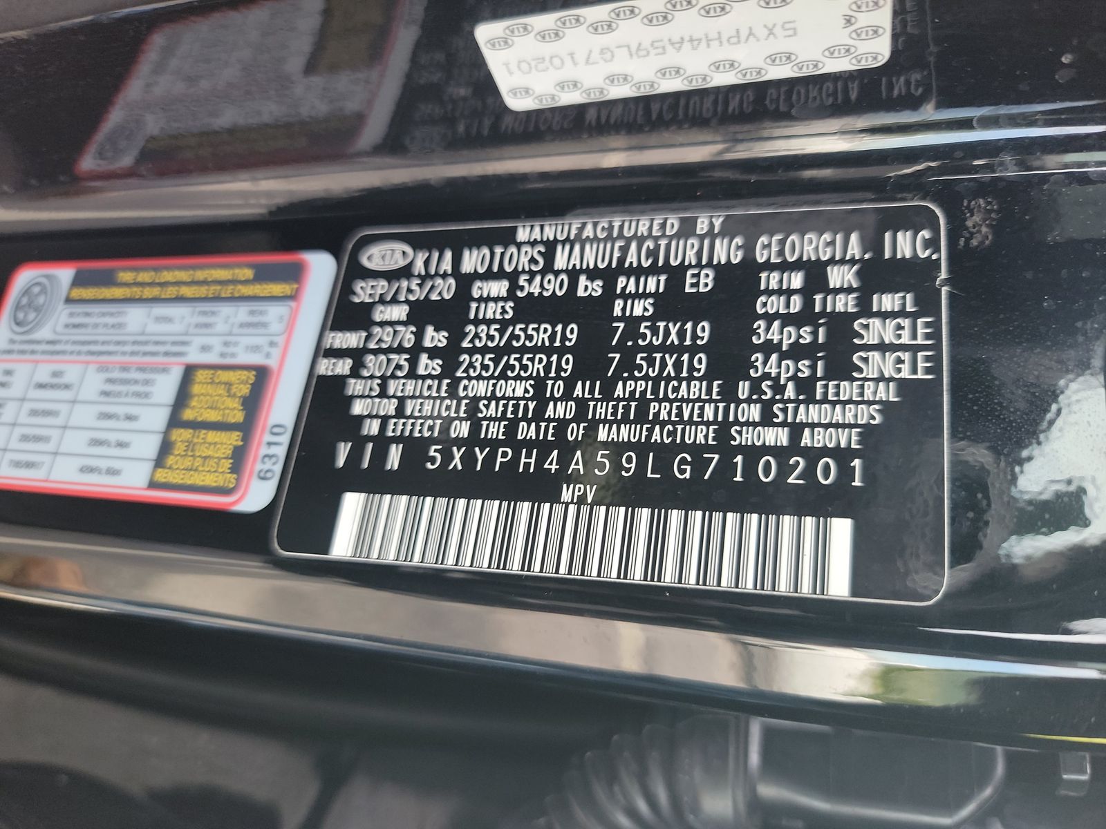 2020 Kia Sorento EX FWD