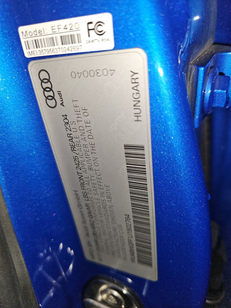 2018 Audi RS 3 Base AWD