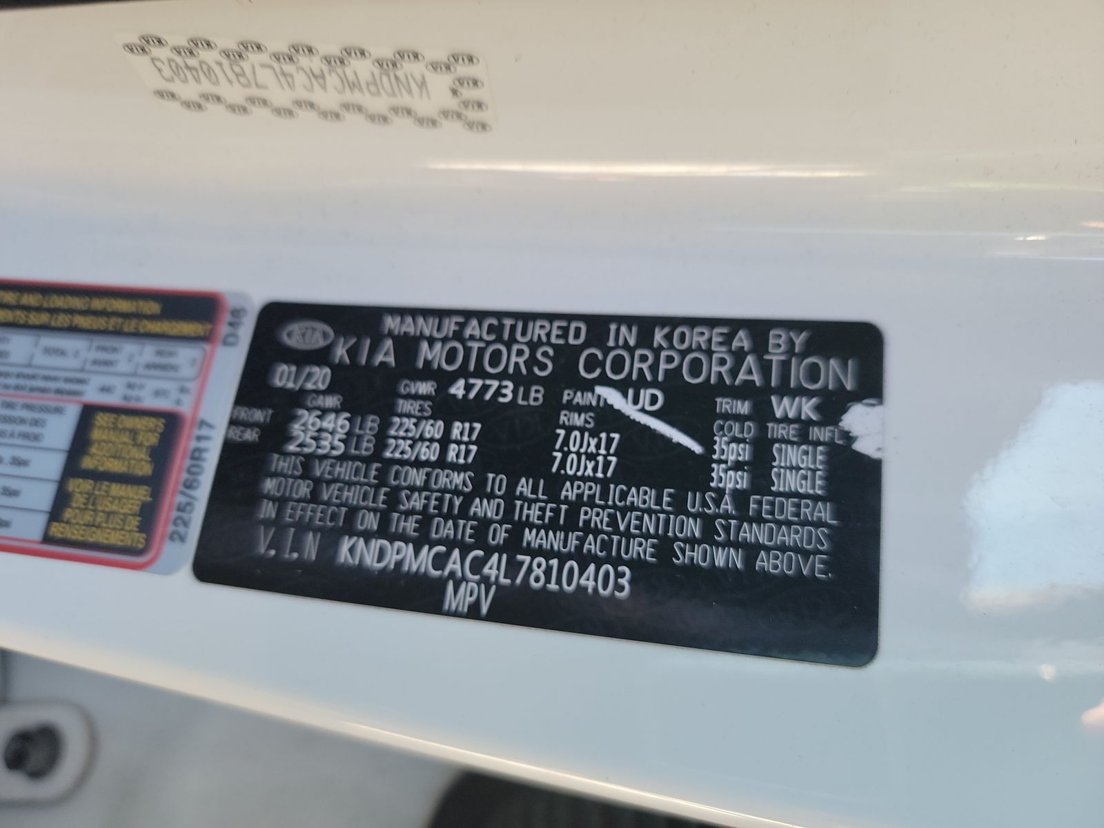 2020 Kia Sportage LX AWD