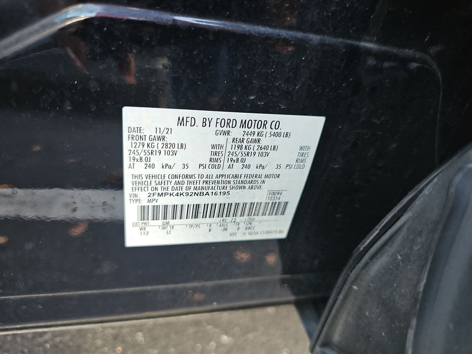 2022 Ford Edge Titanium AWD