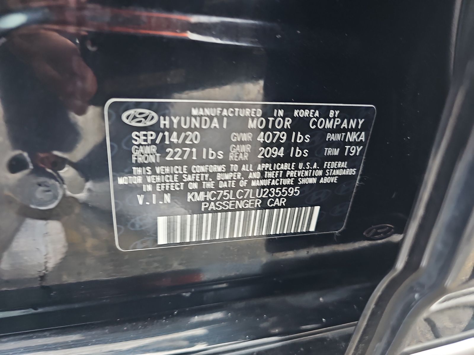 2020 Hyundai Ioniq Hybrid SE FWD