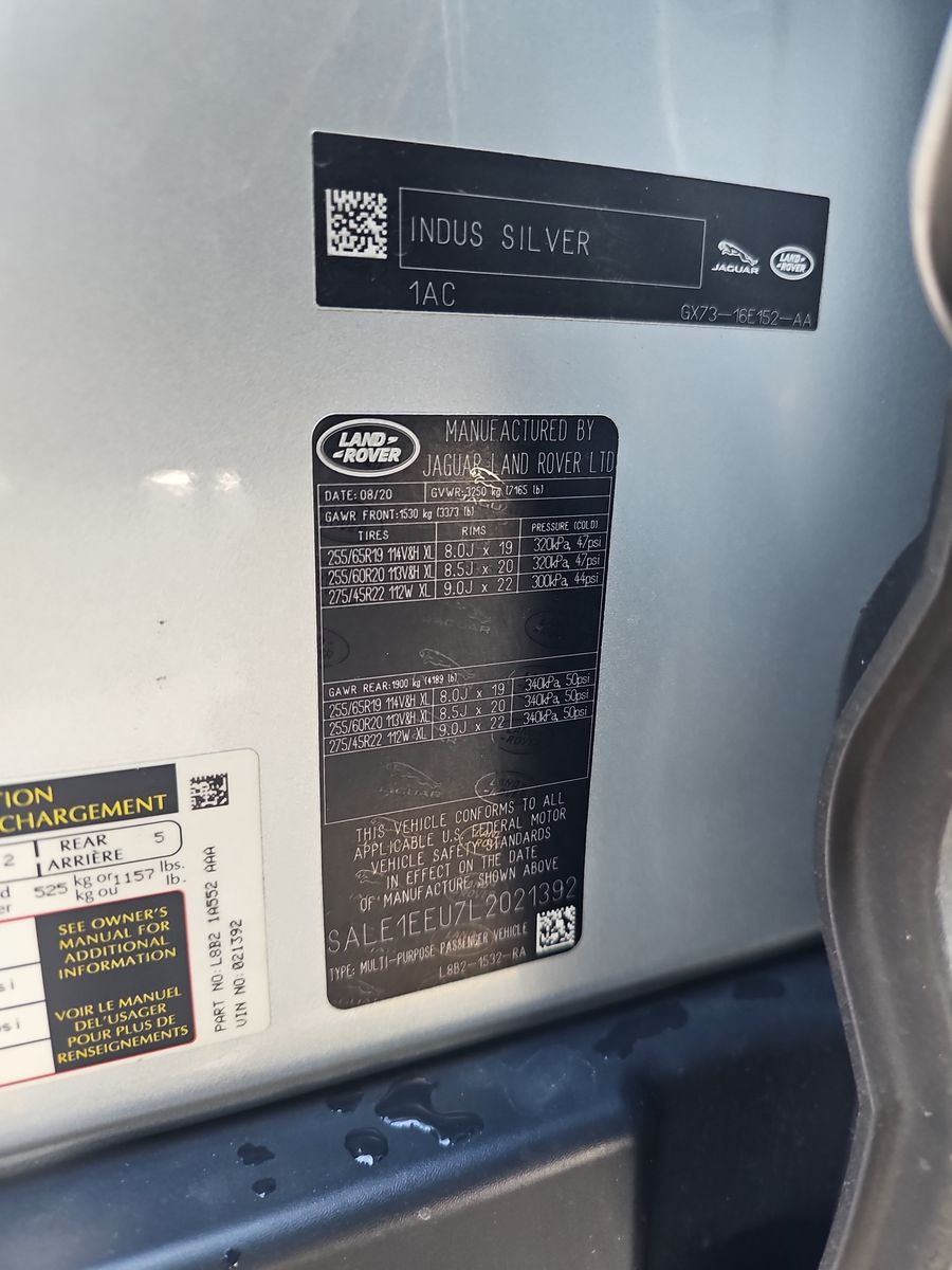 2020 Land Rover Defender 110 First Edition AWD