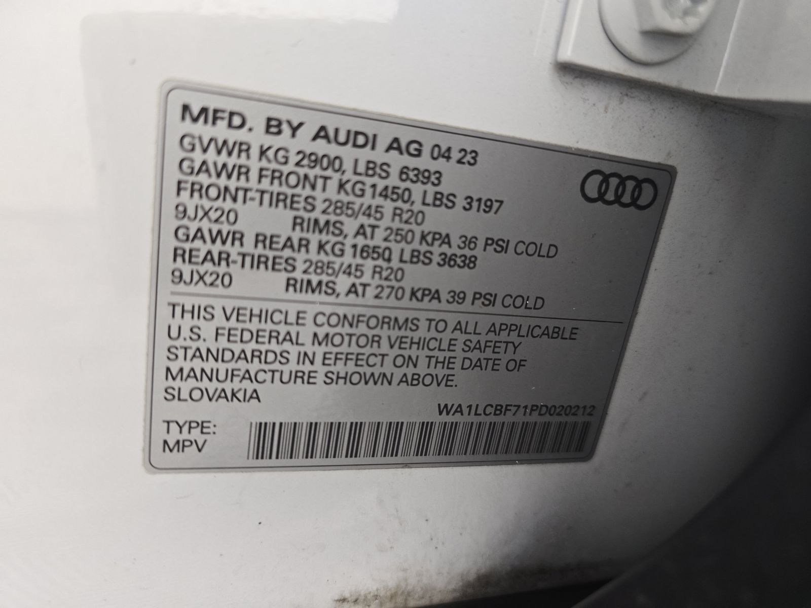 2023 Audi Q7 Premium Plus AWD