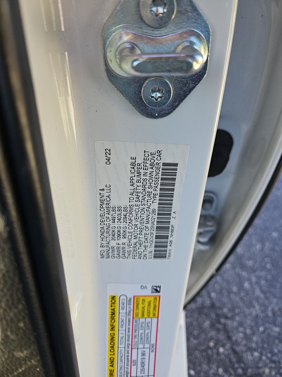 2022 Honda Accord Hybrid Sport FWD