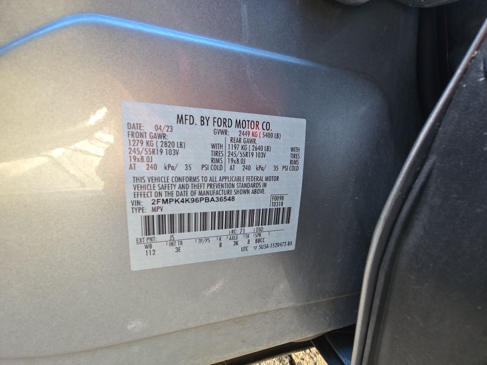 2023 Ford Edge Titanium AWD