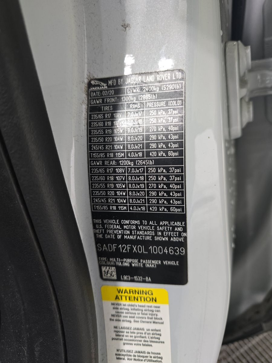 2020 Jaguar E-PACE Checkered Flag AWD