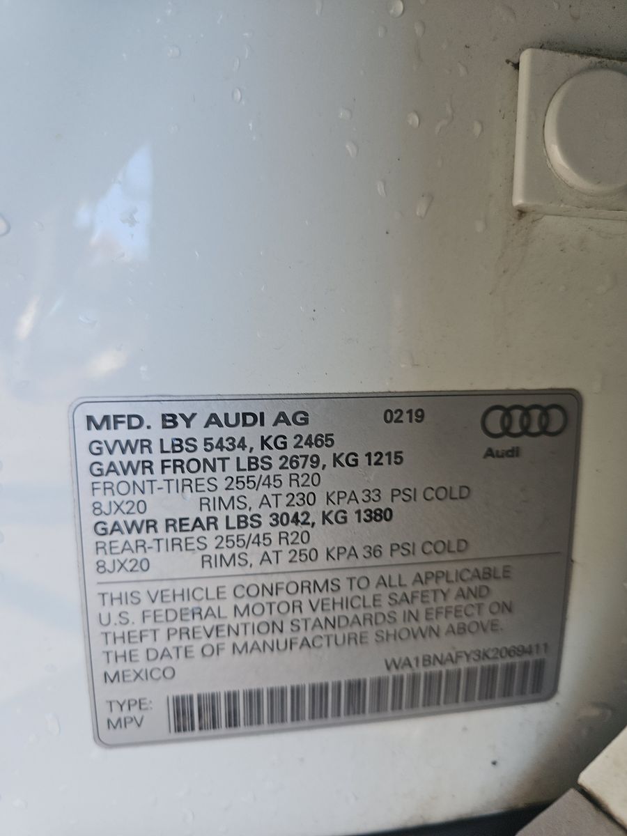 2019 Audi Q5 Premium Plus AWD