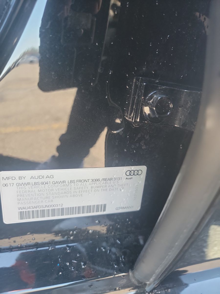 2018 Audi A8 L 4.0T Sport AWD