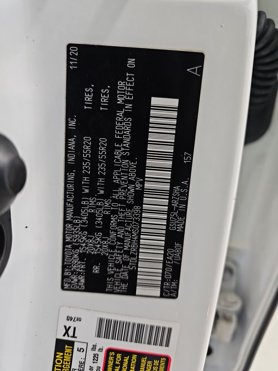 2021 Toyota Highlander XSE AWD