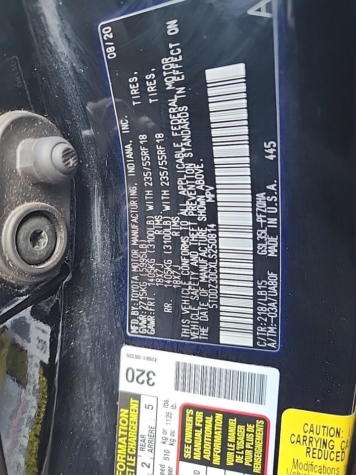 2020 Toyota Sienna Limited Premium AWD