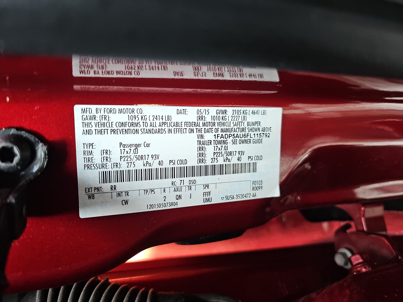 2015 Ford C-MAX Hybrid SE FWD