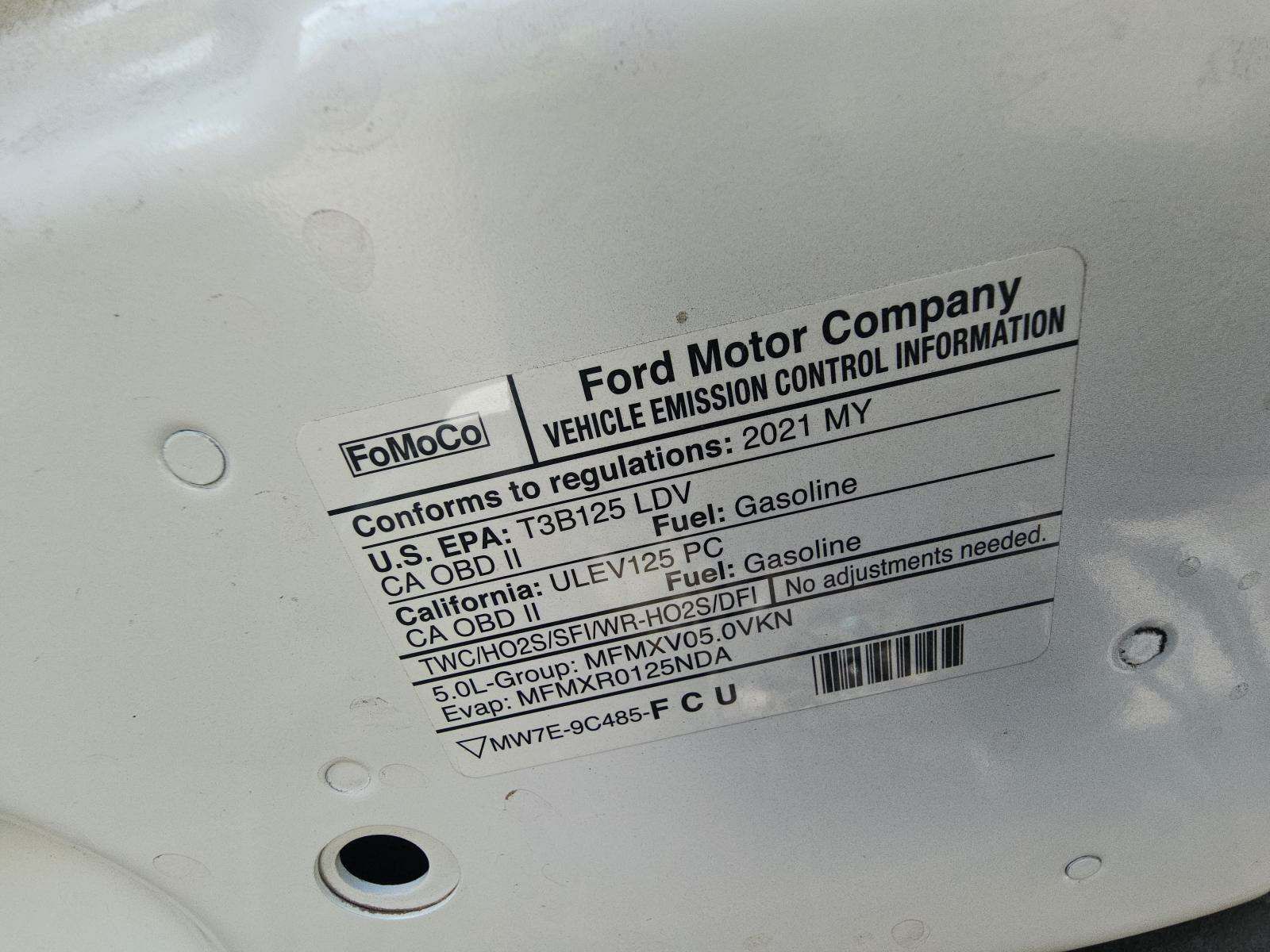 2021 Ford Mustang Mach 1 RWD