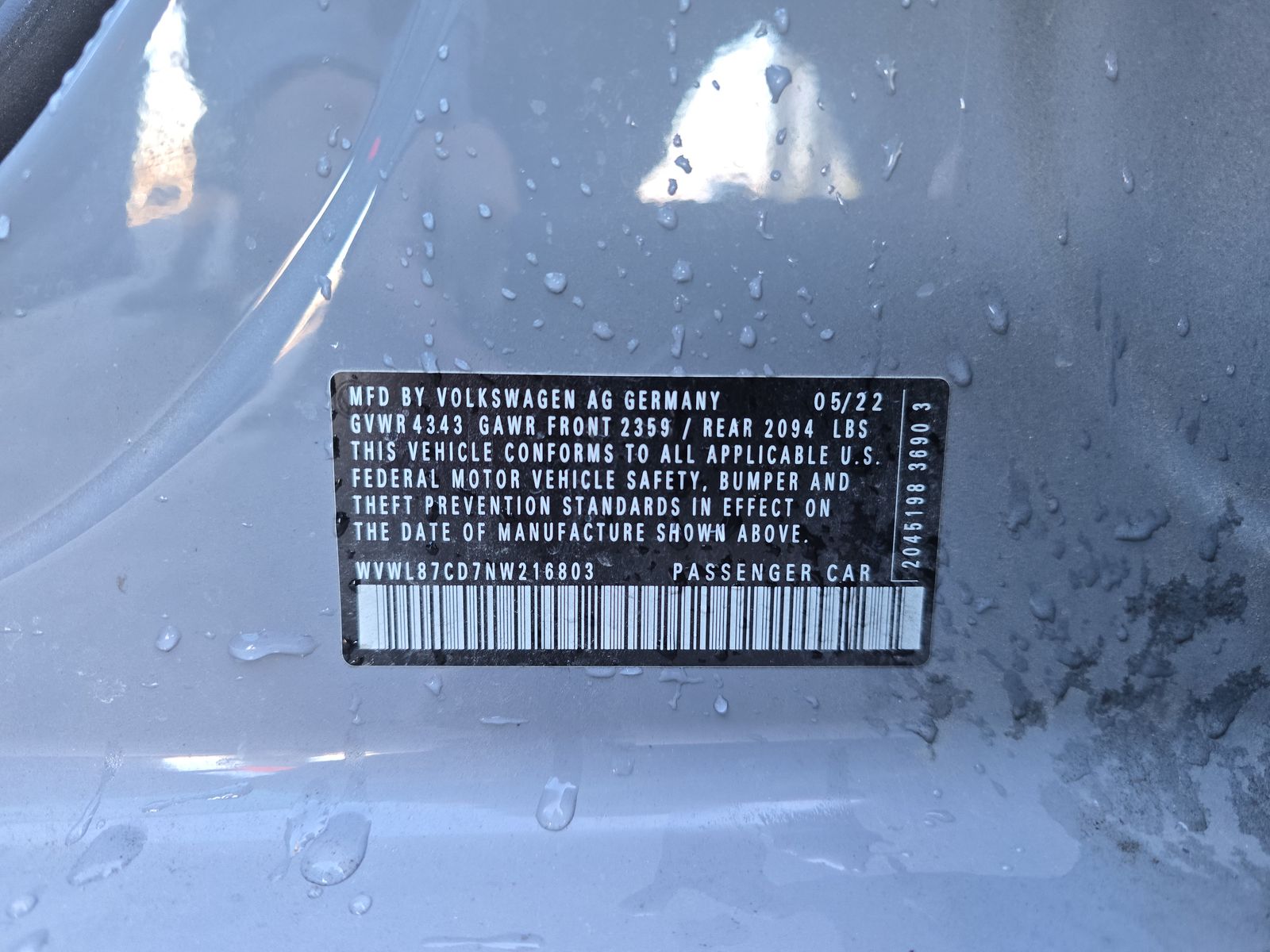 2022 Volkswagen Golf GTI 2.0T SE FWD