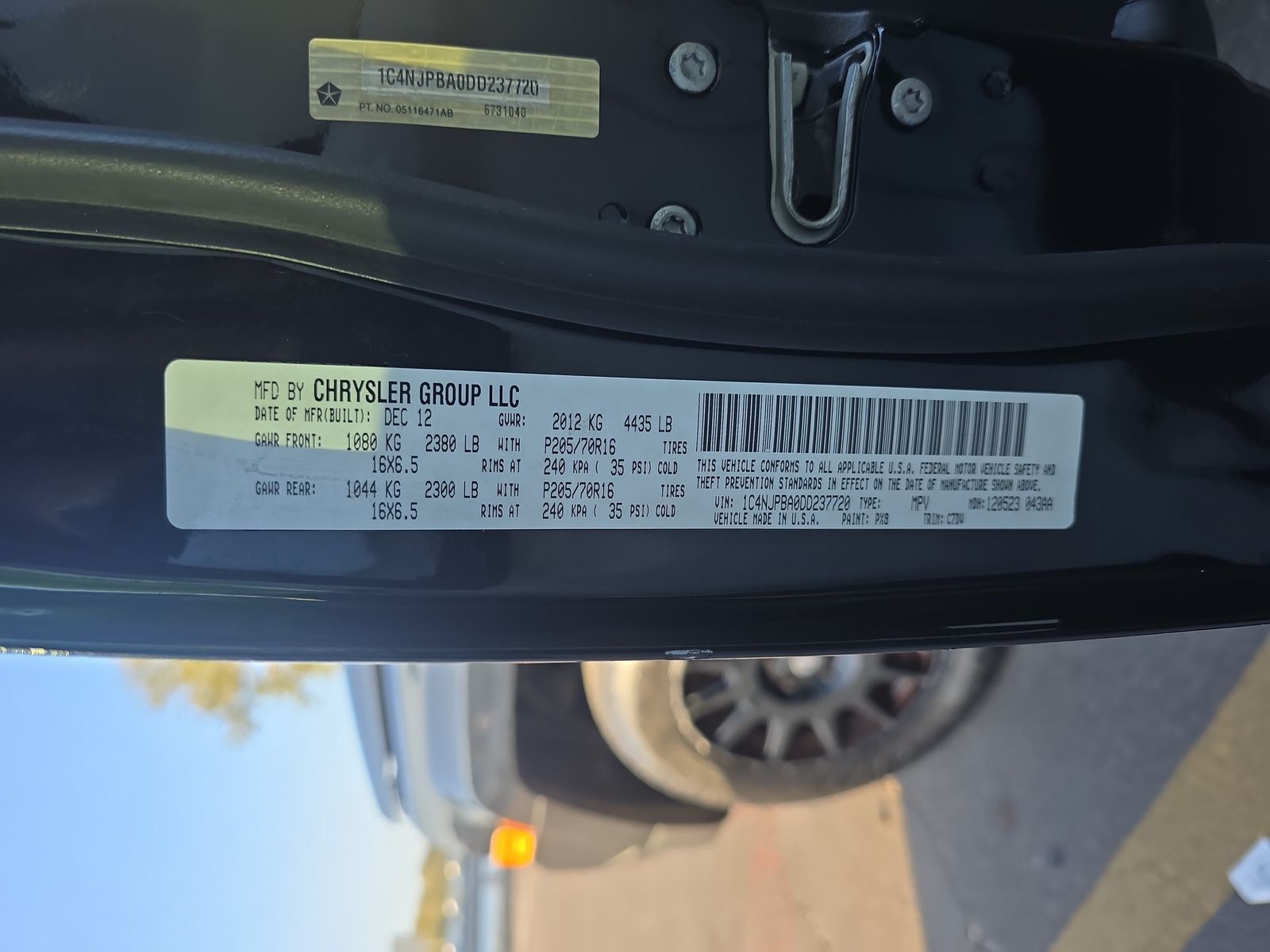 2013 Jeep Patriot Sport FWD