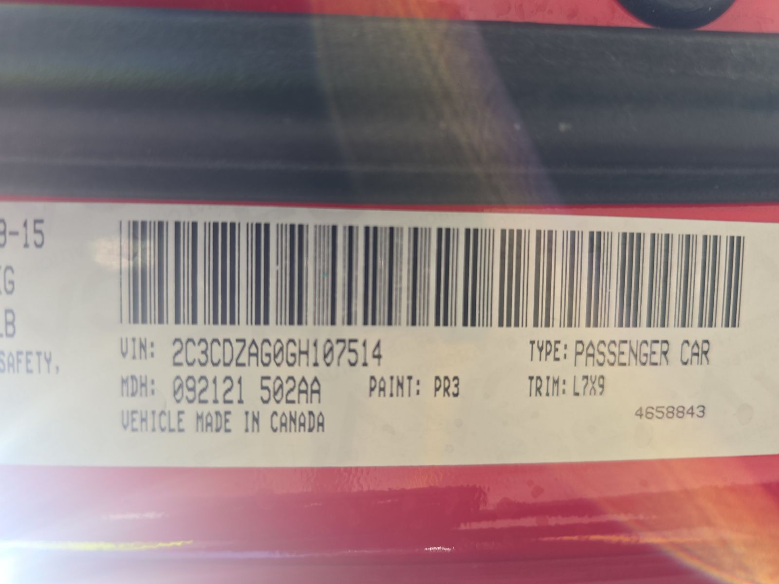 2016 Dodge Challenger SXT RWD