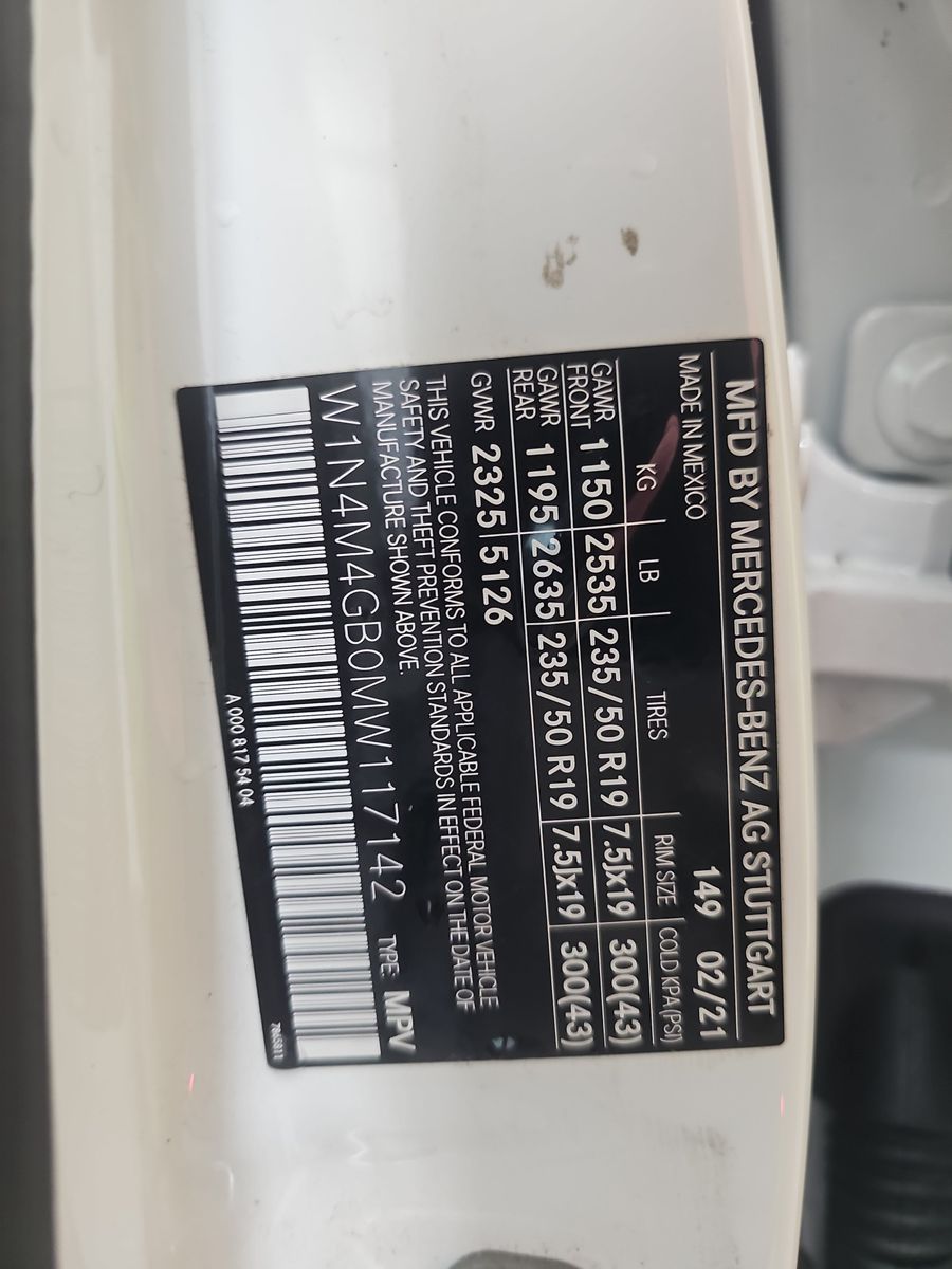 2021 Mercedes-Benz GLB GLB 250 FWD