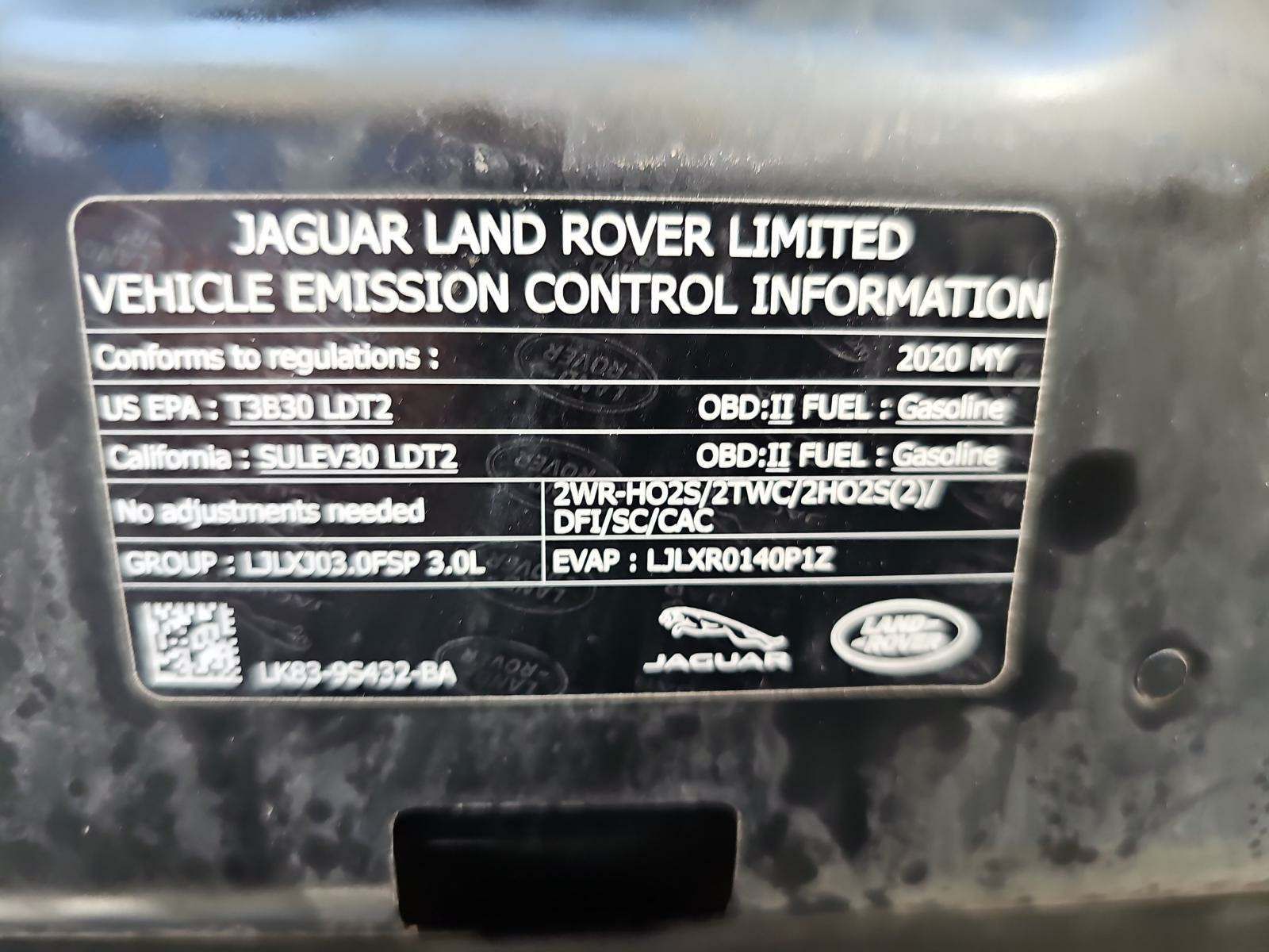 2020 Land Rover Range Rover Velar S AWD