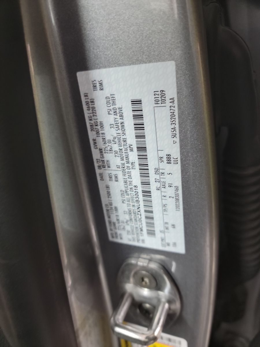 2022 Ford Escape Hybrid SEL FWD