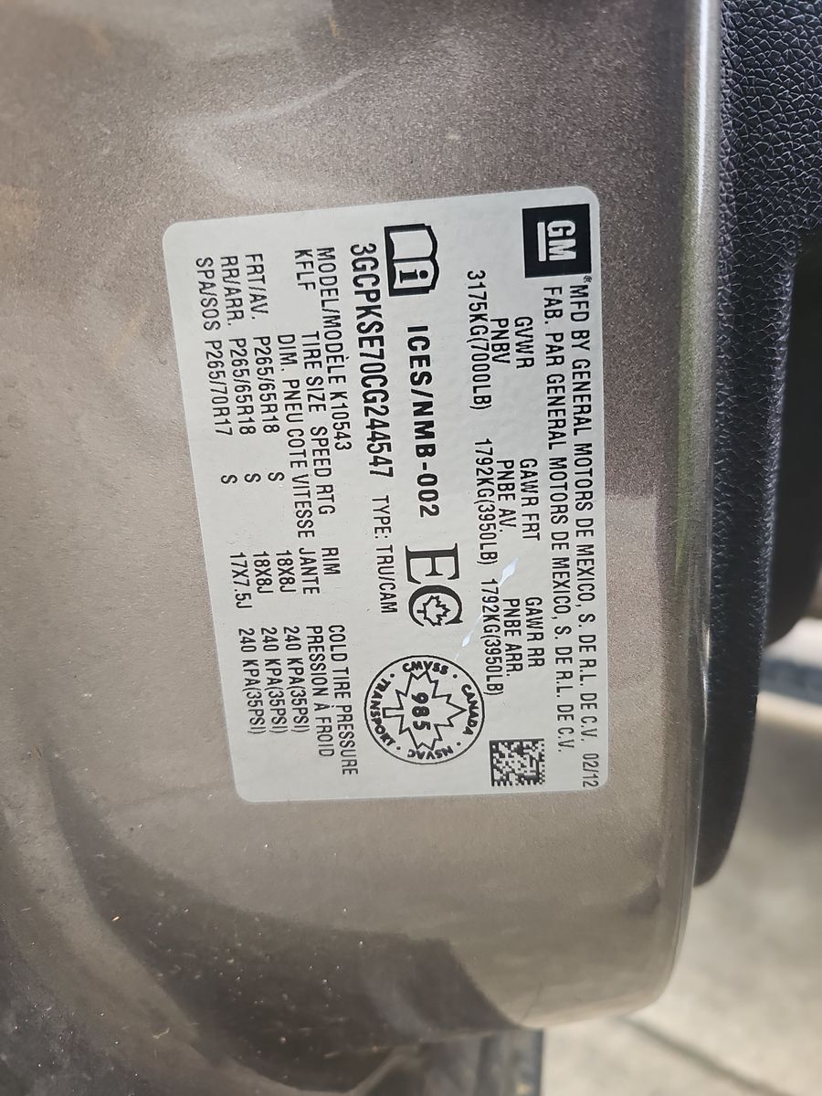 2012 Chevrolet Silverado 1500 LT AWD