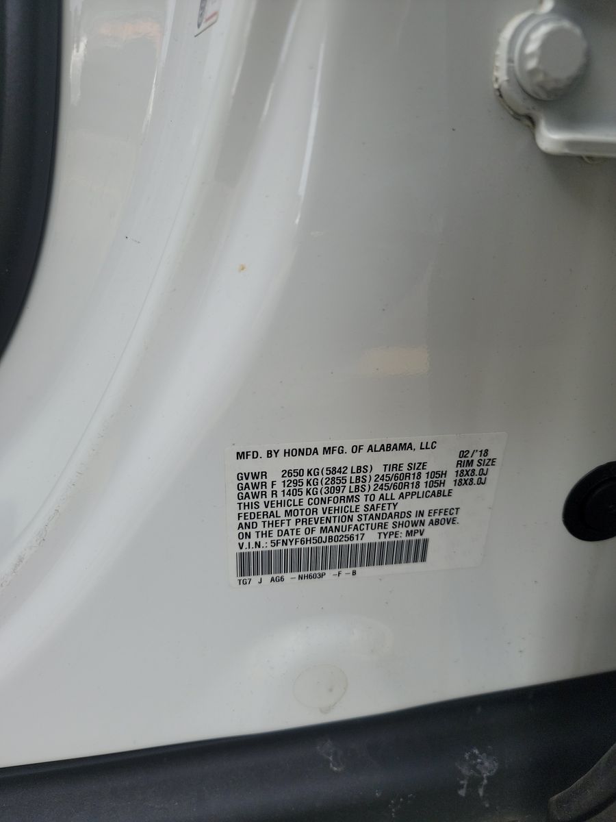 2018 Honda Pilot EX-L AWD