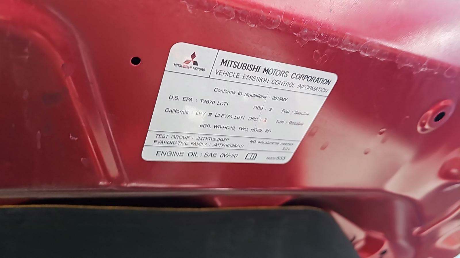 2018 Mitsubishi Outlander Sport ES FWD