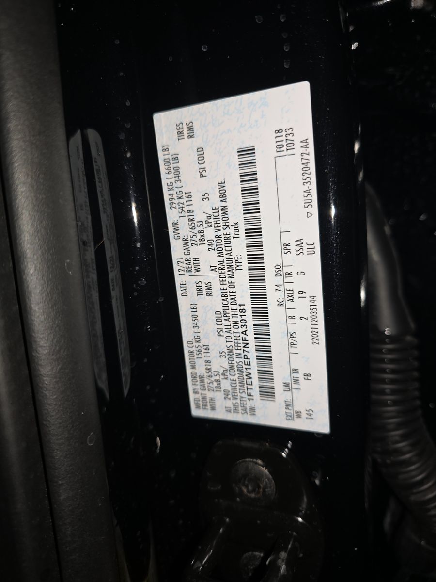 2022 Ford F-150 XLT AWD