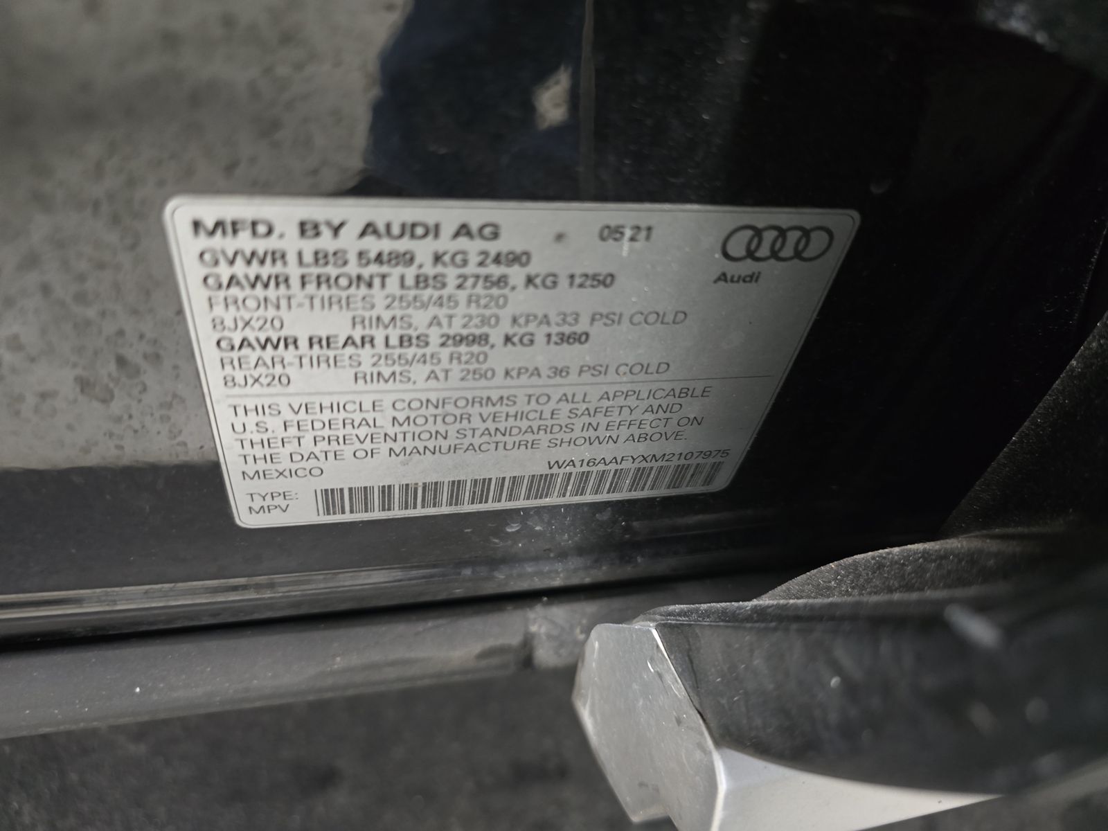 2021 Audi Q5 Sportback Technik AWD