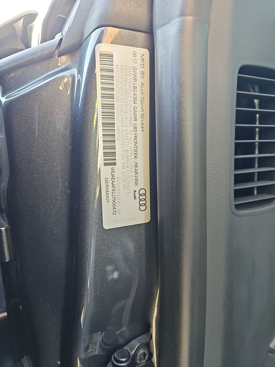 2018 Audi R8 V10 AWD