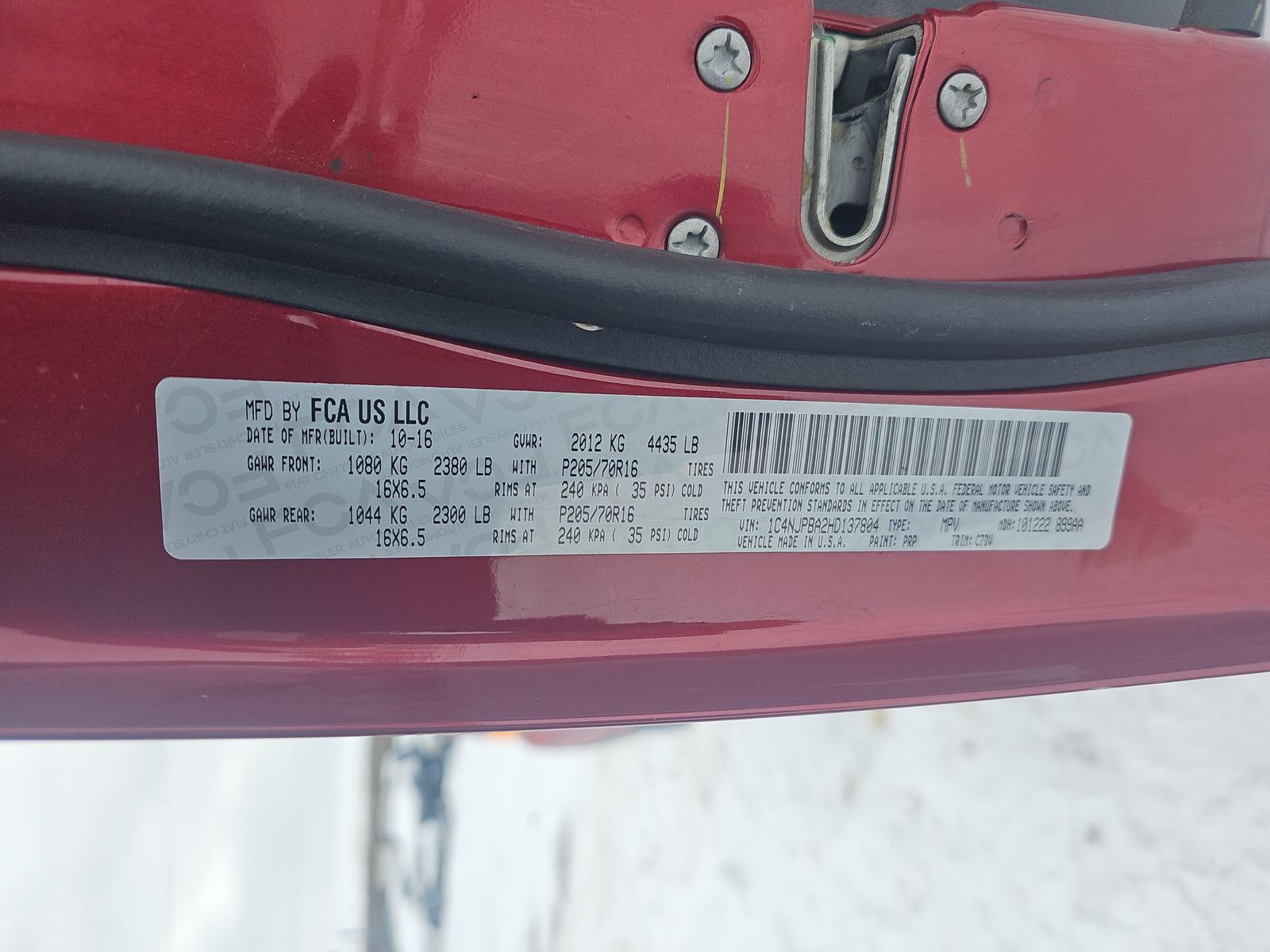 2017 Jeep Patriot Sport FWD