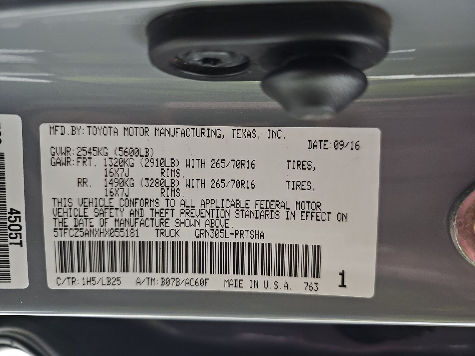 2017 Toyota Tacoma TRD Pro AWD