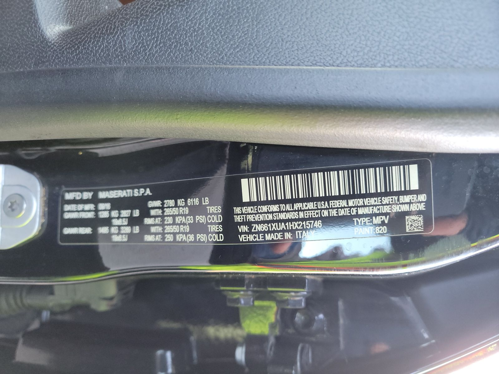 2017 Maserati Levante Base AWD