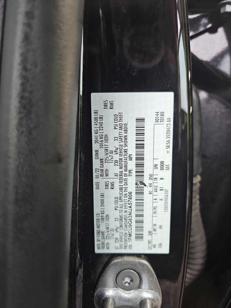 2022 Ford Escape SE AWD