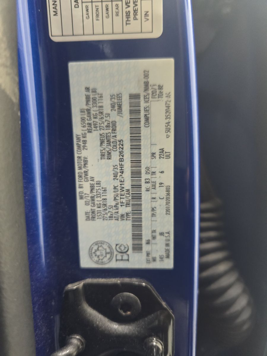 2017 Ford F-150 XLT AWD