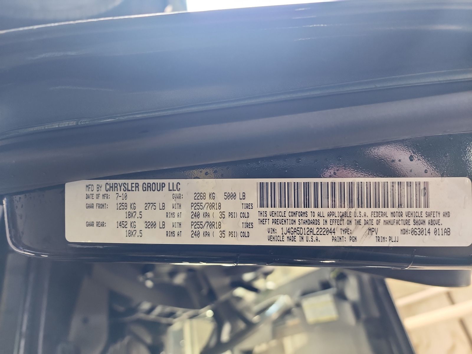 2010 Jeep Wrangler Sahara AWD