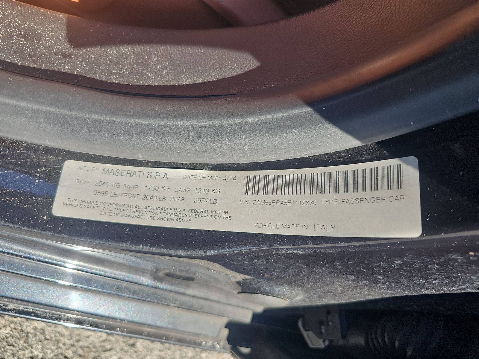 2014 Maserati Quattroporte S Q4 AWD