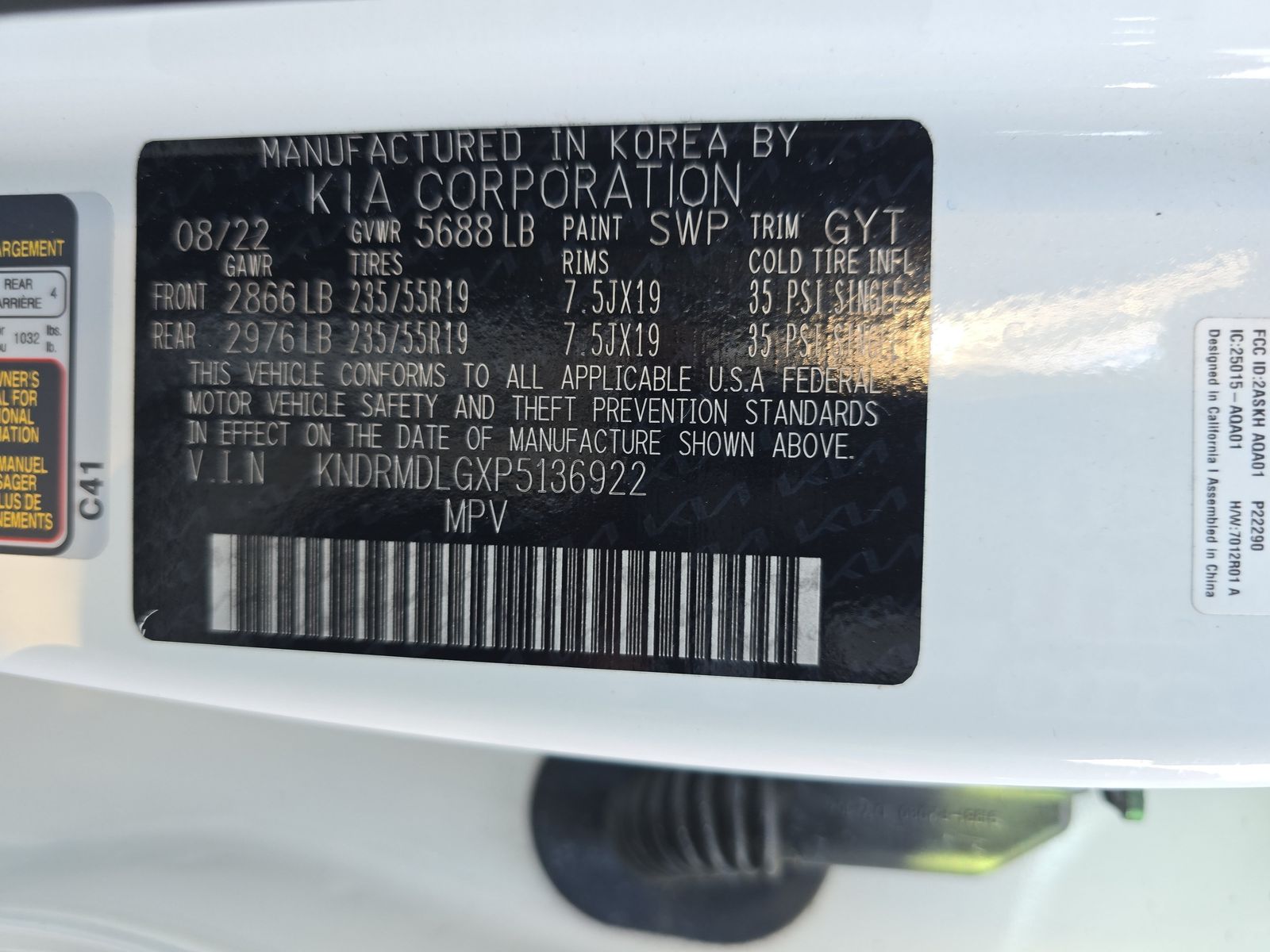 2023 Kia Sorento Hybrid SX Prestige AWD