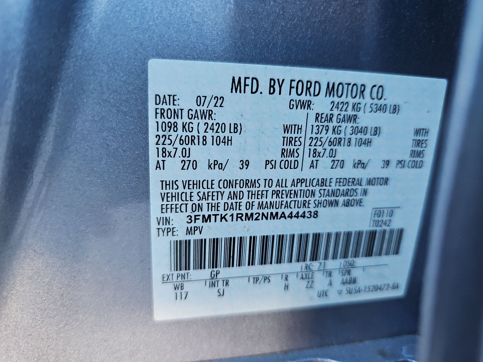 2022 Ford Mustang Mach-E Select RWD