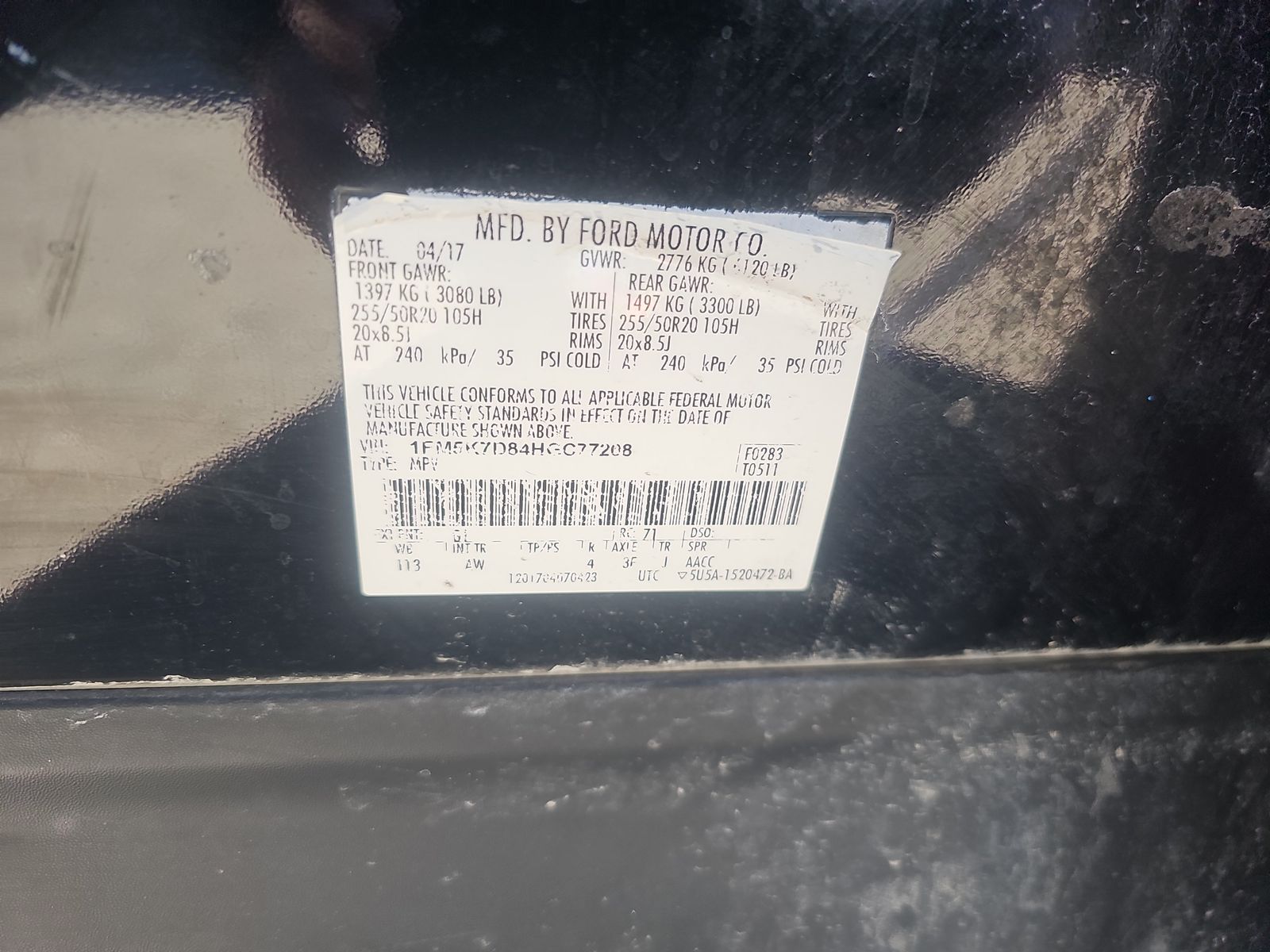 2017 Ford Explorer XLT FWD