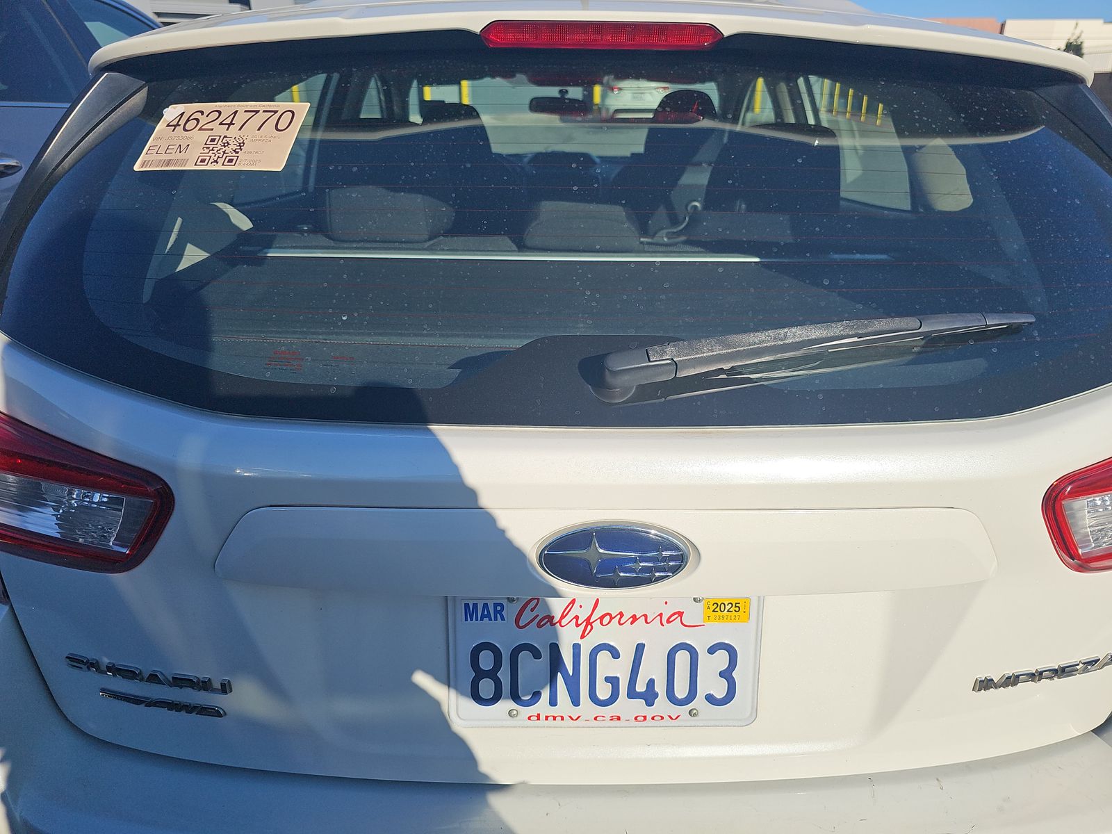 2018 Subaru Impreza 2.0i AWD