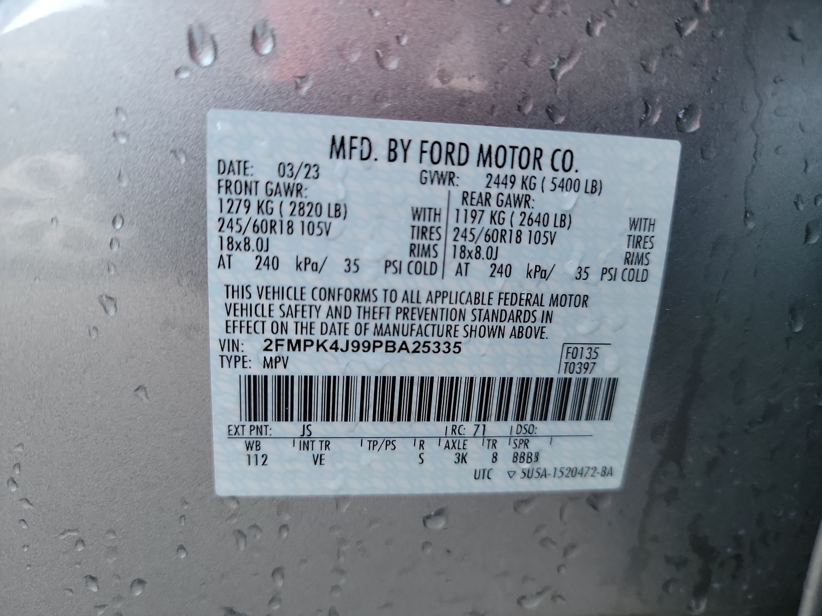 2023 Ford Edge SEL AWD