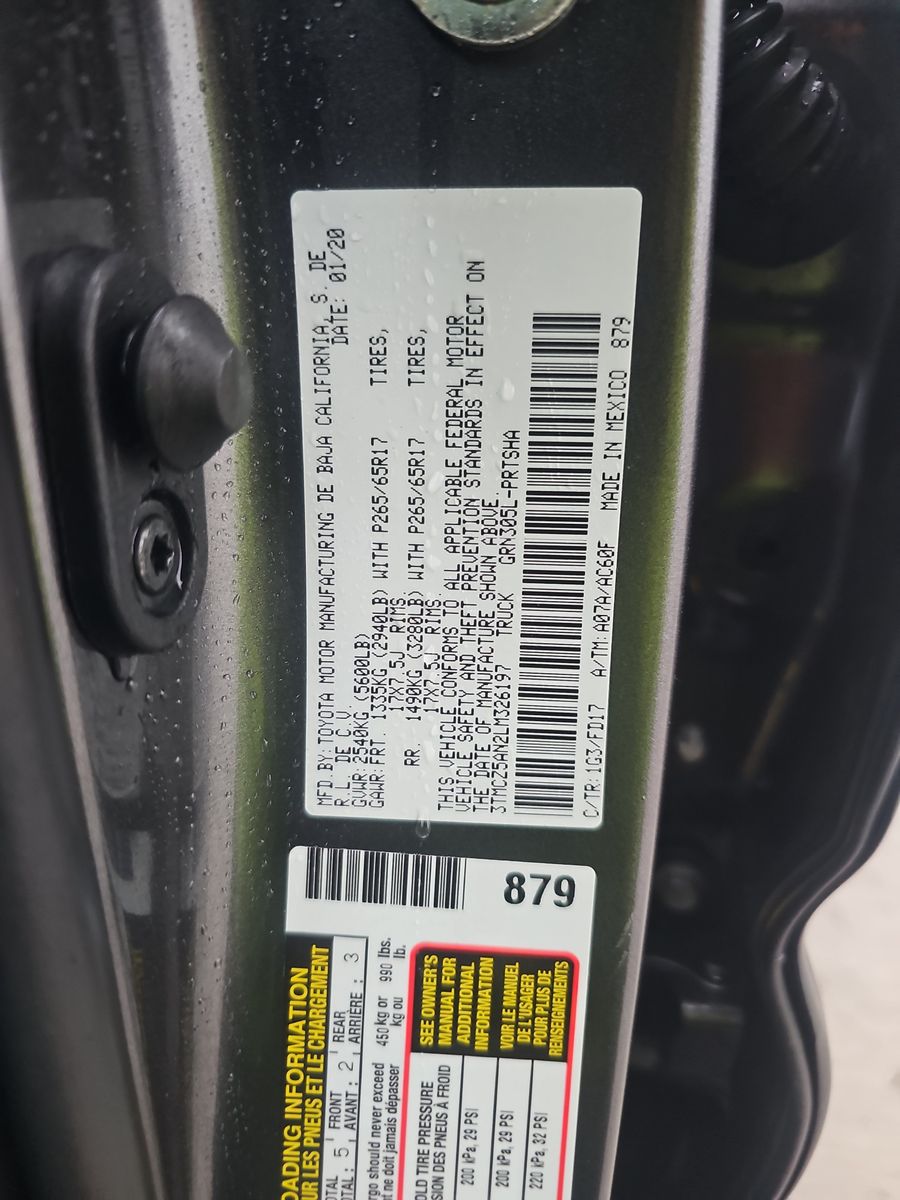 2020 Toyota Tacoma TRD Sport AWD